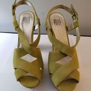 Peele Kid Suede Platform Sandal Size 8 1/2